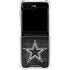 NFL Dallas Cowboys Black & White Galaxy Z Flip6 Clear Case